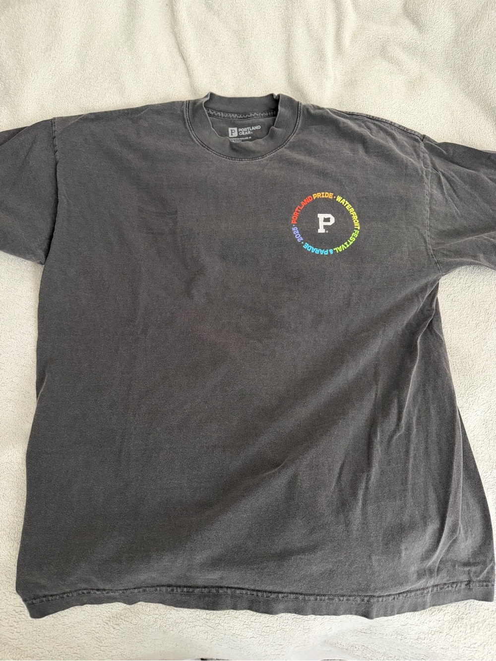 Portland Gear Black Pride Circle Logo Tee